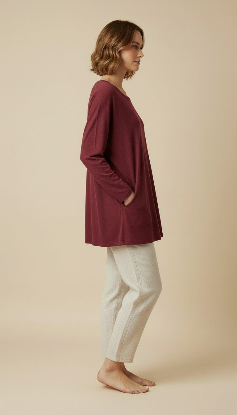 Sierra™ - Relaxed Fit Long Sleeve Top