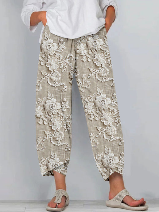 Avery | Easy Breezy Printed Trousers