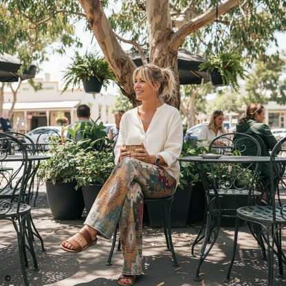 Francesca™ - Boho Retro Pattern Trousers