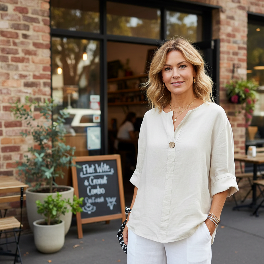 Luna™ - Casual V-Neck Blouse