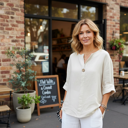 Luna™ - Casual V-Neck Blouse