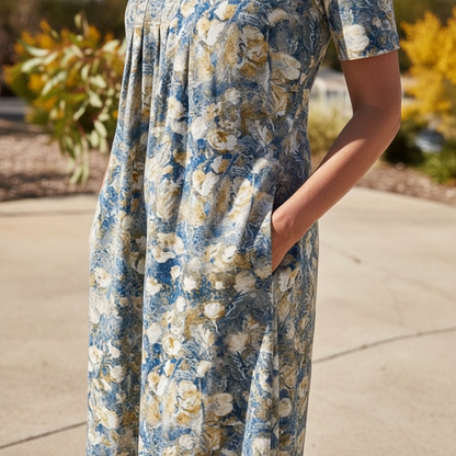 Hailey™ – Stylish and Casual Floral Dress with Pockets