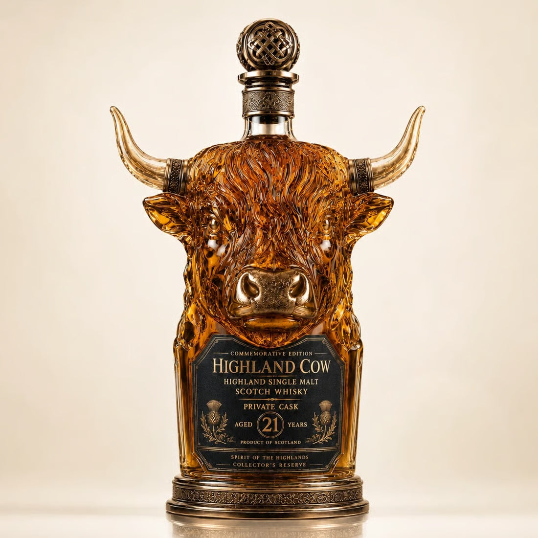 Highland Cow Edition — Whisky Decanter