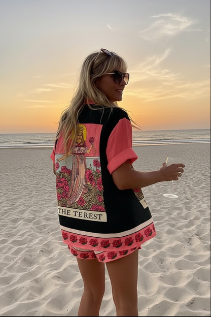 Yseline – Short Set in Virgin Pink