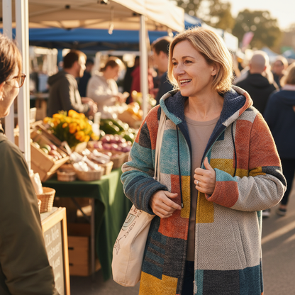 Mirrin™ – Art-Inspired Cardigan