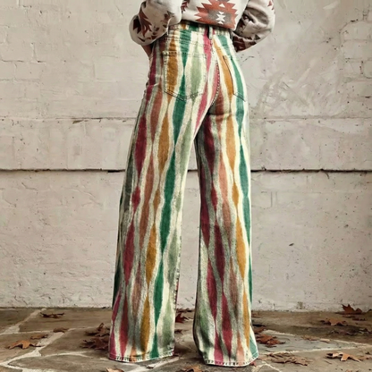 Lucia™ - Boho Flowy Wide-Leg Trousers