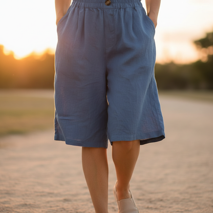 Renee™ Cotten Linen Shorts