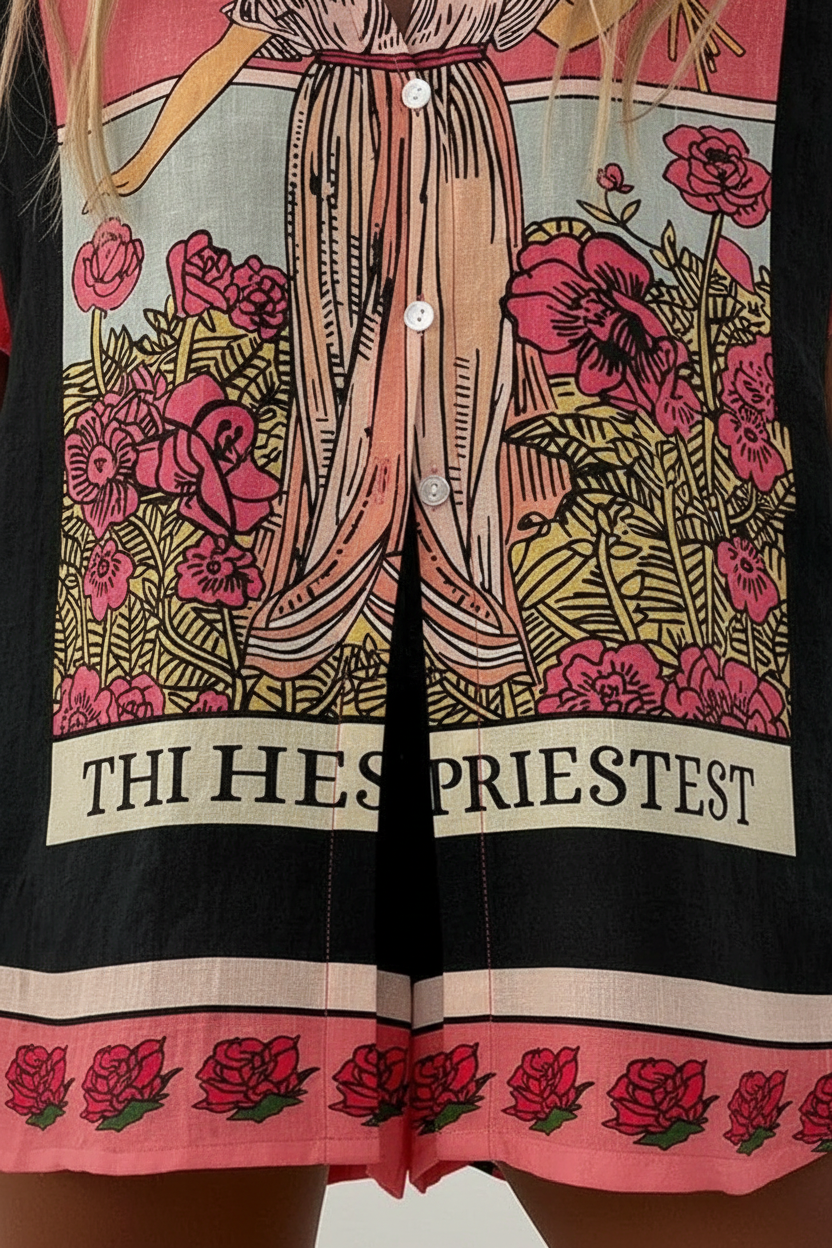 Yseline – Short Set in Virgin Pink