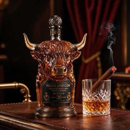 Highland Cow Edition — Whisky Decanter