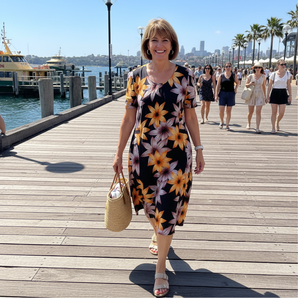 Hailey™ – Stylish and Casual Floral Dress with Pockets
