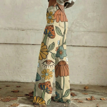 Giada™ - Boho Inspired Wide-Leg Pants