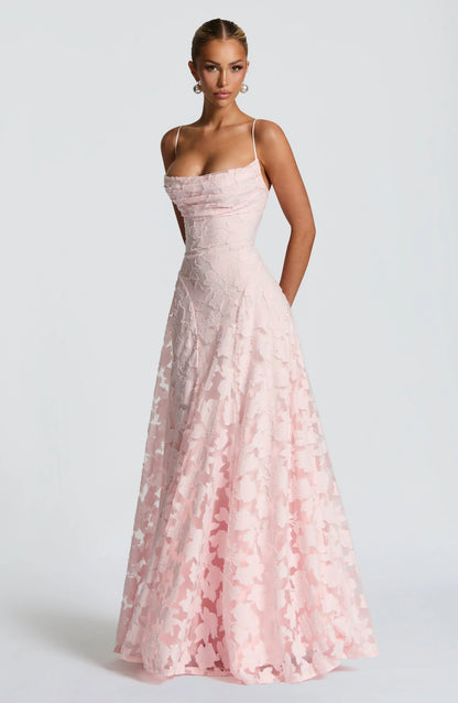 Grace™ | Elegant Lace Corset Maxi Dress