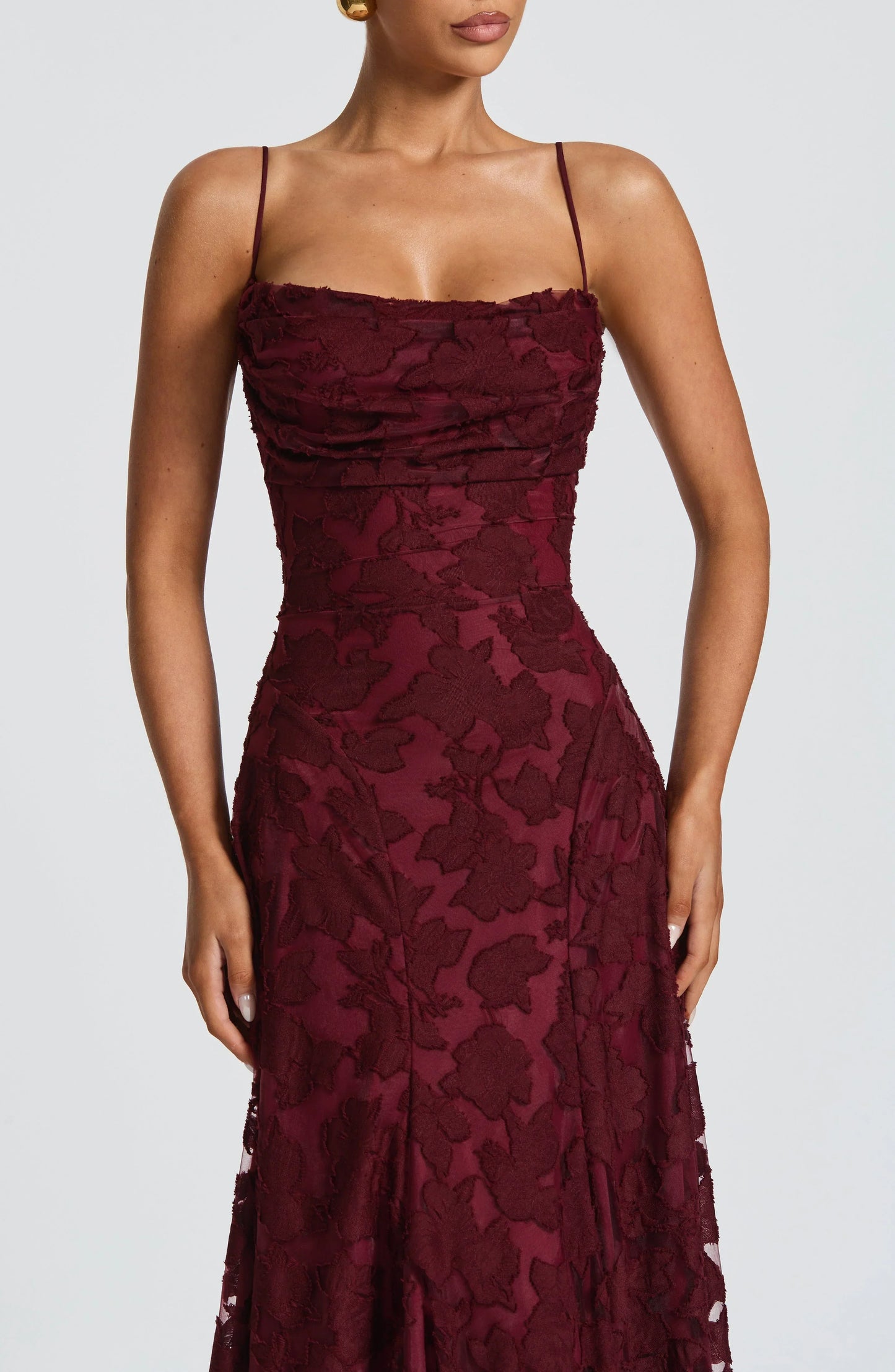 Grace™ | Elegant Lace Corset Maxi Dress