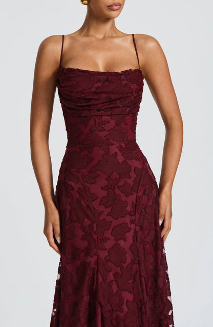 Grace™ | Elegant Lace Corset Maxi Dress