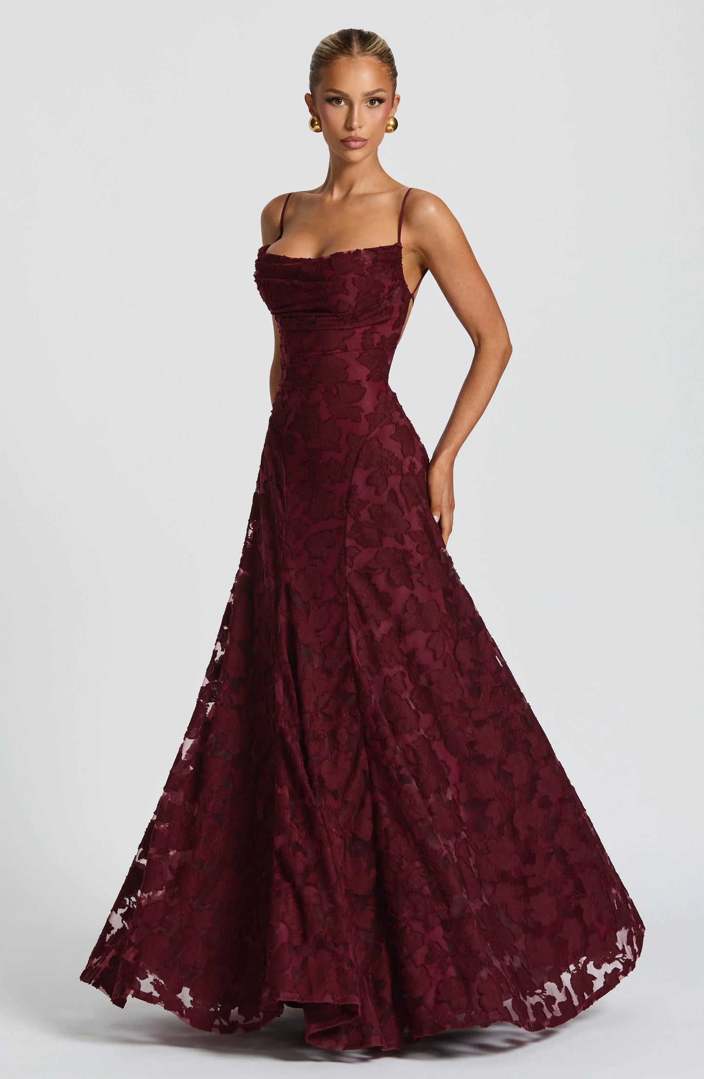 Grace™ | Elegant Lace Corset Maxi Dress