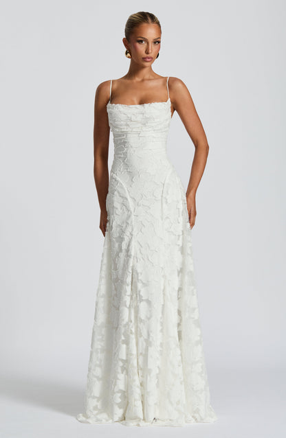 Grace™ | Elegant Lace Corset Maxi Dress