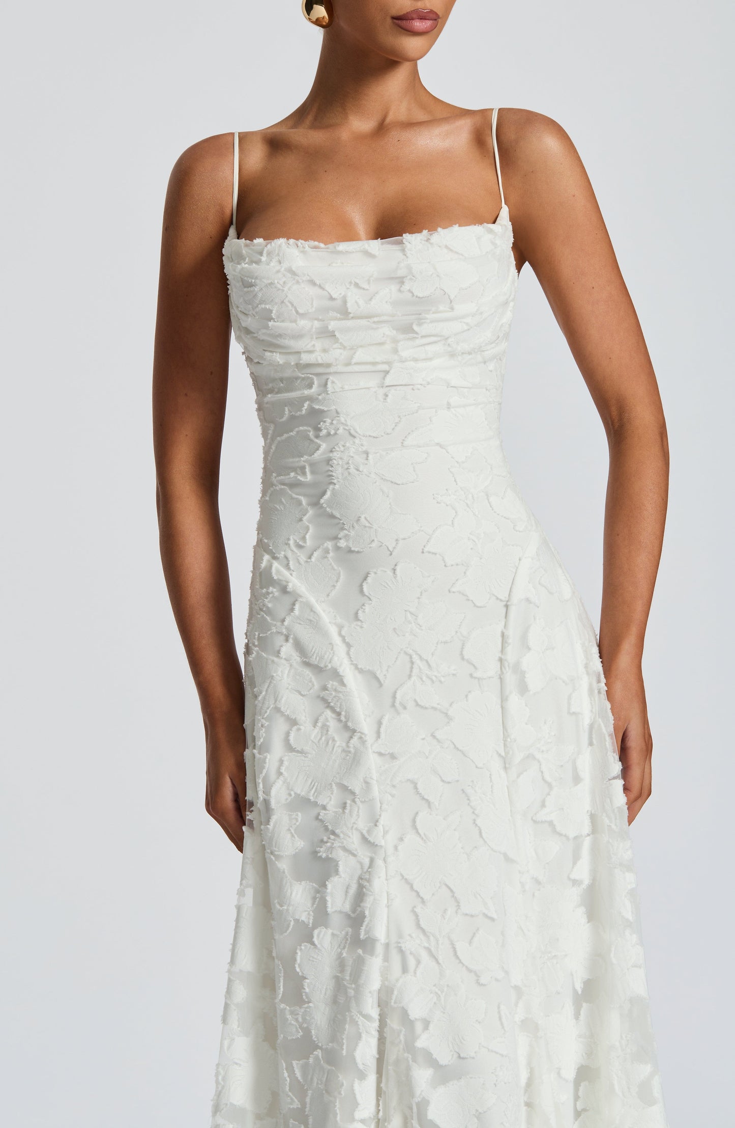 Grace™ | Elegant Lace Corset Maxi Dress