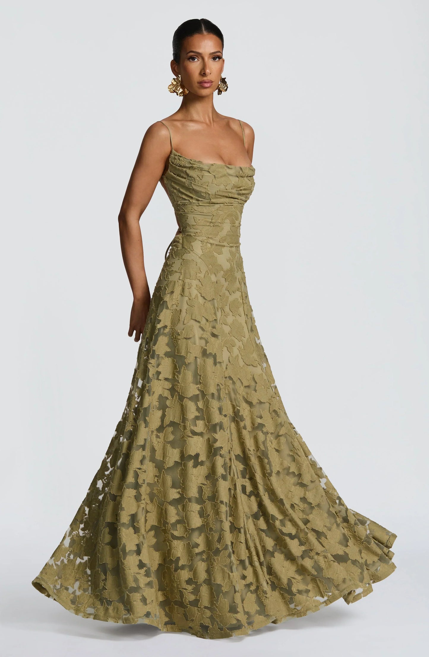 Grace™ | Elegant Lace Corset Maxi Dress