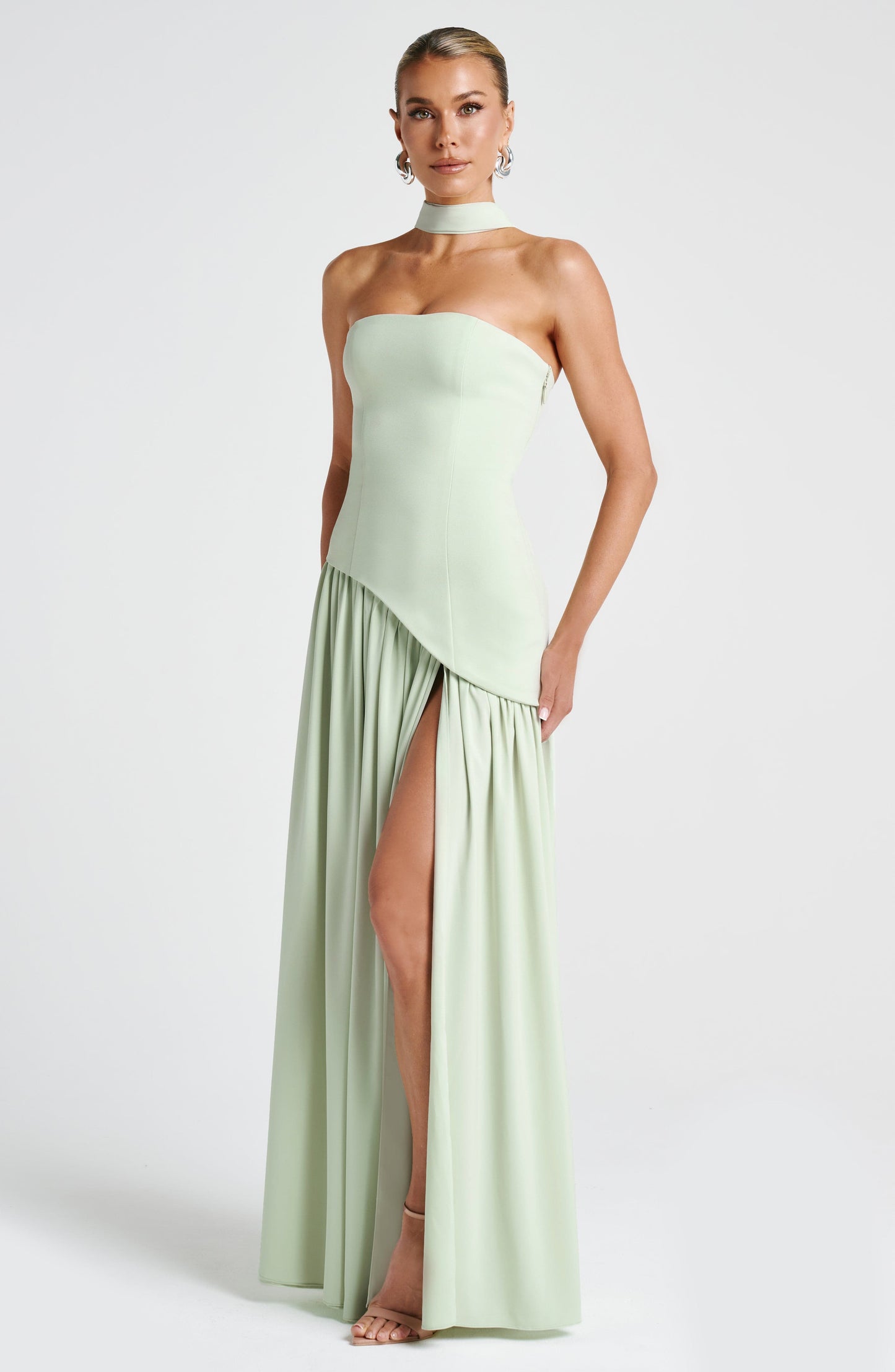 Grace™ | Chic Slit Maxi Dress