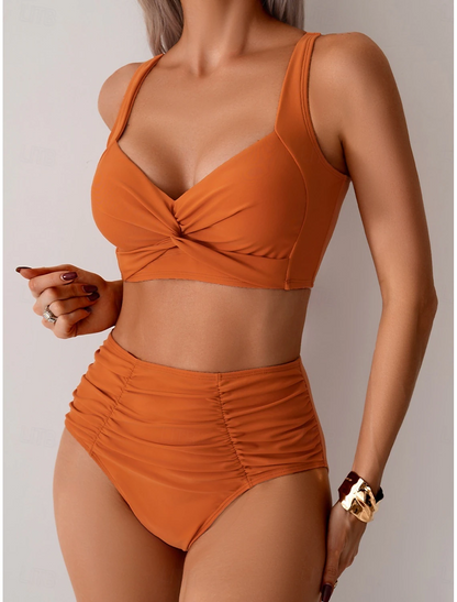 Shirley | Ruched Fabric Bikini