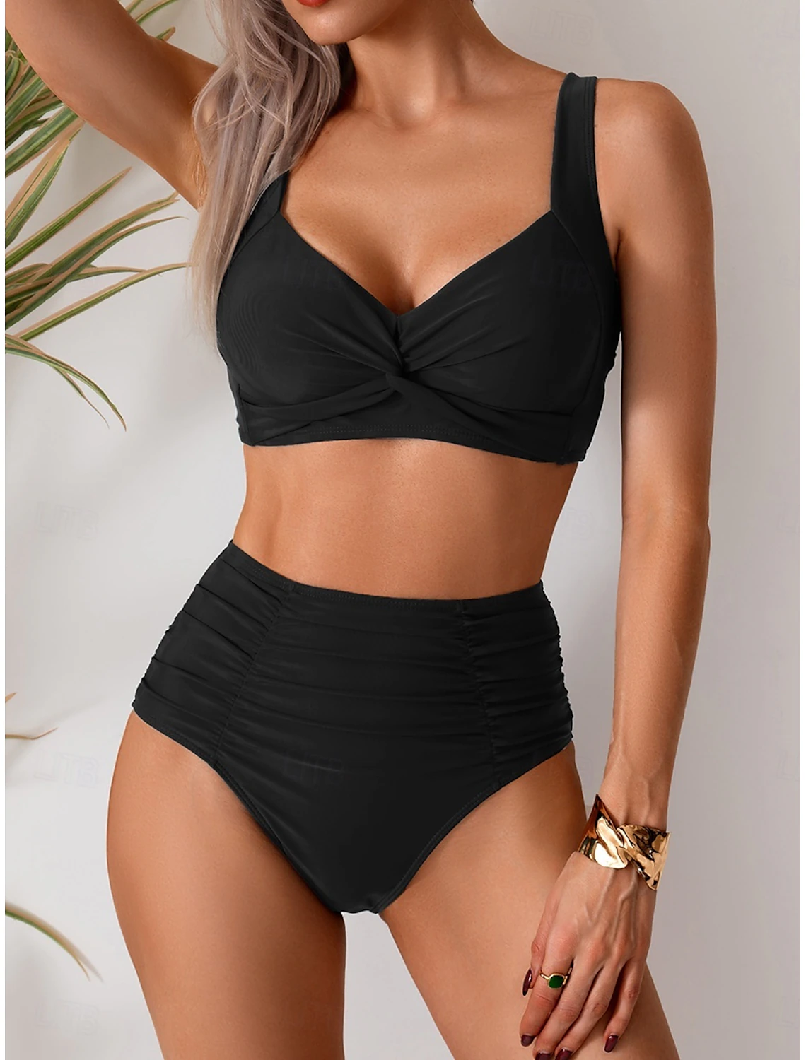 Shirley | Ruched Fabric Bikini