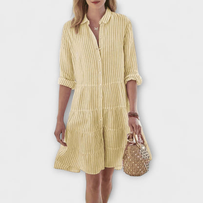 Adelina | Striped Breezy Summer Dress