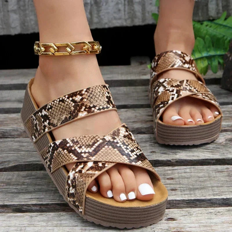 Lena™ - Orthopedic Leather Sandal