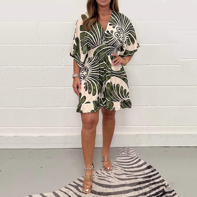 Flora™ – Floral Jumpsuit Dress