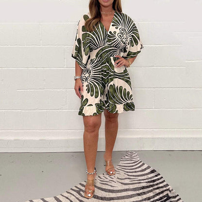 Flora™ – Floral Jumpsuit Dress