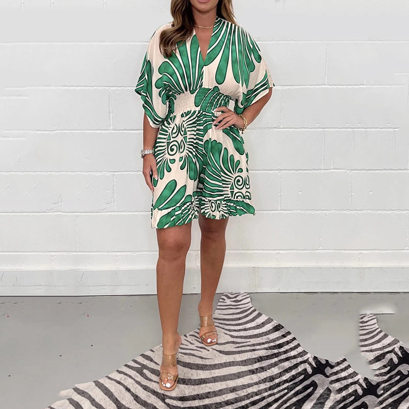 Flora™ – Floral Jumpsuit Dress