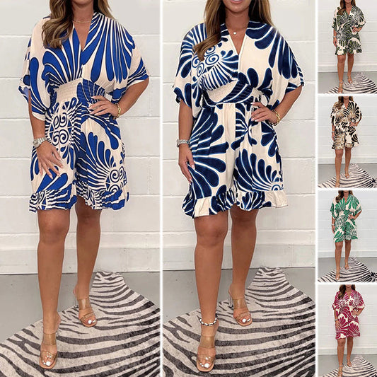 Flora™ – Floral Jumpsuit Dress