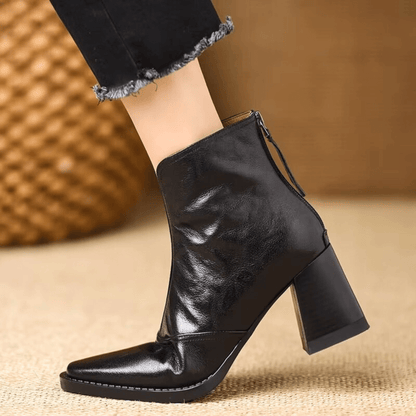 Grace™ | Luxury Mid-Heel Ankle Boots