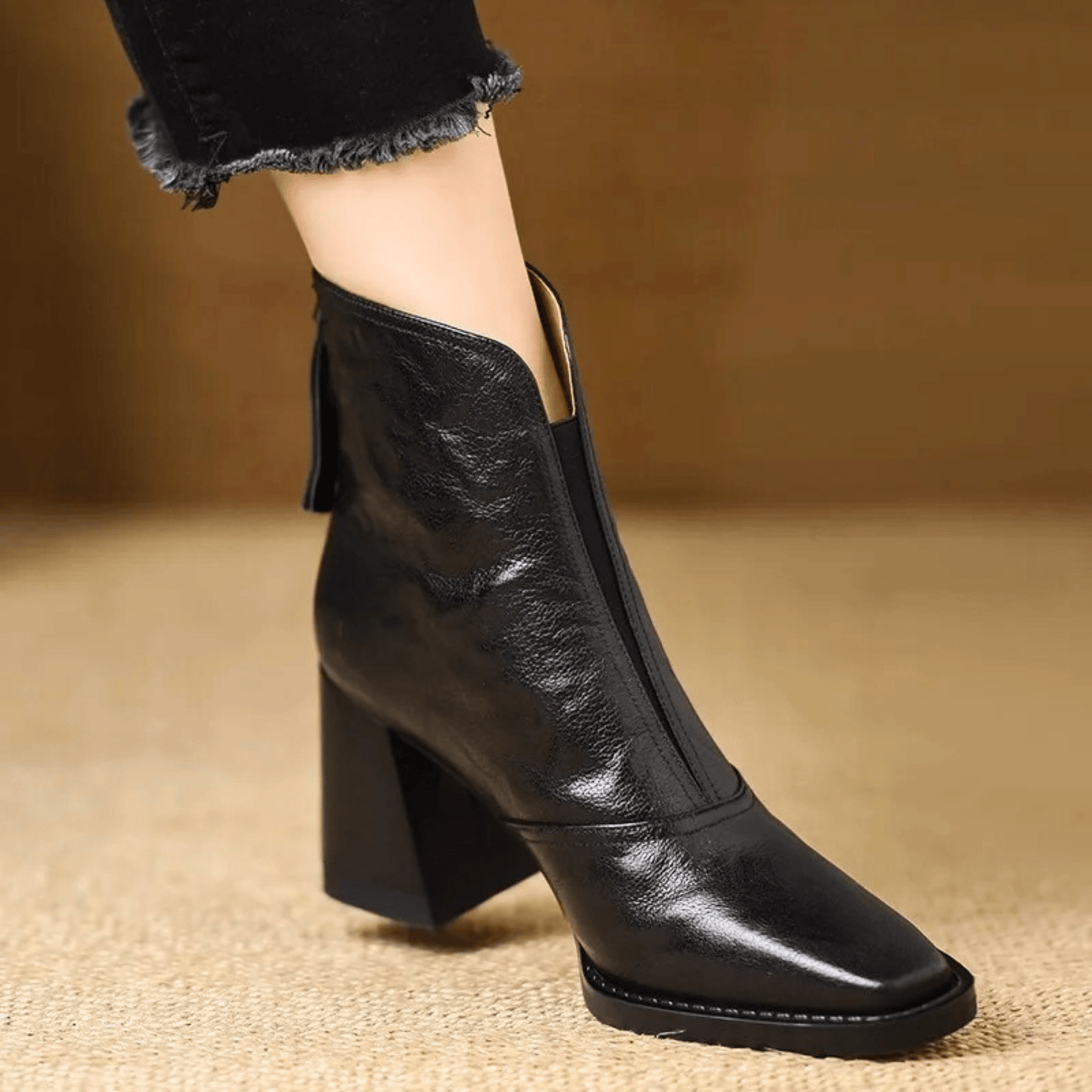 Grace™ | Luxury Mid-Heel Ankle Boots