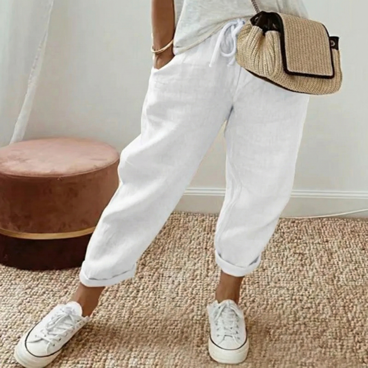 GRACE | Cotton Women’s Long Trousers