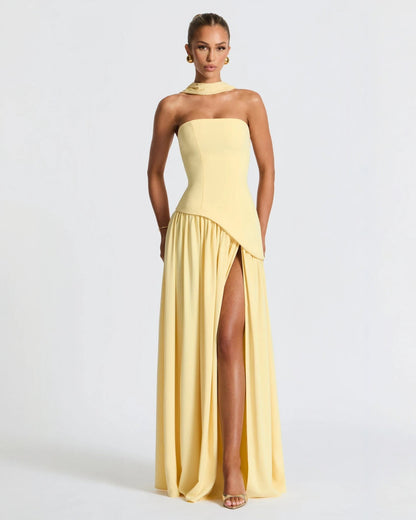Grace™ | Chic Slit Maxi Dress
