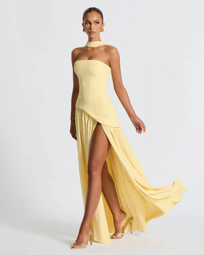 Grace™ | Chic Slit Maxi Dress